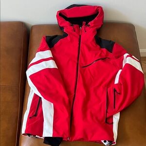 Bogner Red and Black Ski Jacket
